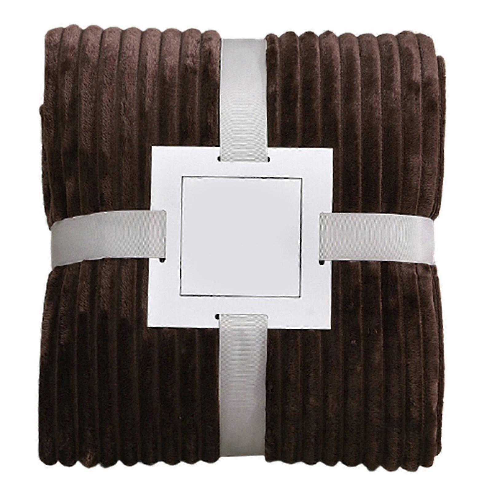 150x100cm Cozy Polyester Flannel Fleece Blanket for Bed & Sofa