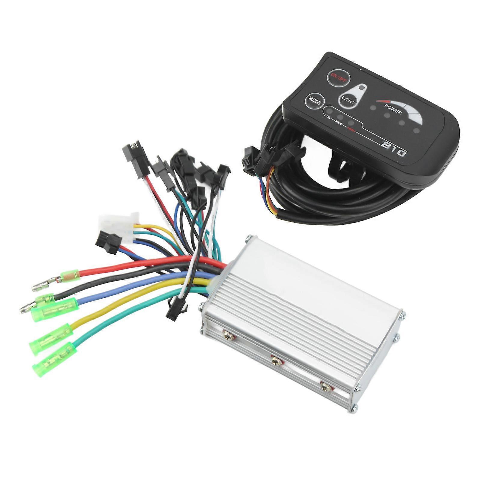 24V 250W/350W Brushless Motor Controller with 810 LED Display Kit