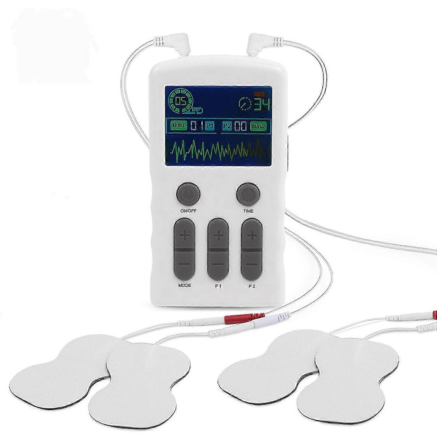 TENS Unit Machine, Dual Channel EMS Muscle Stimulator with 25 Modes 50 Intensities for Full Body Mas