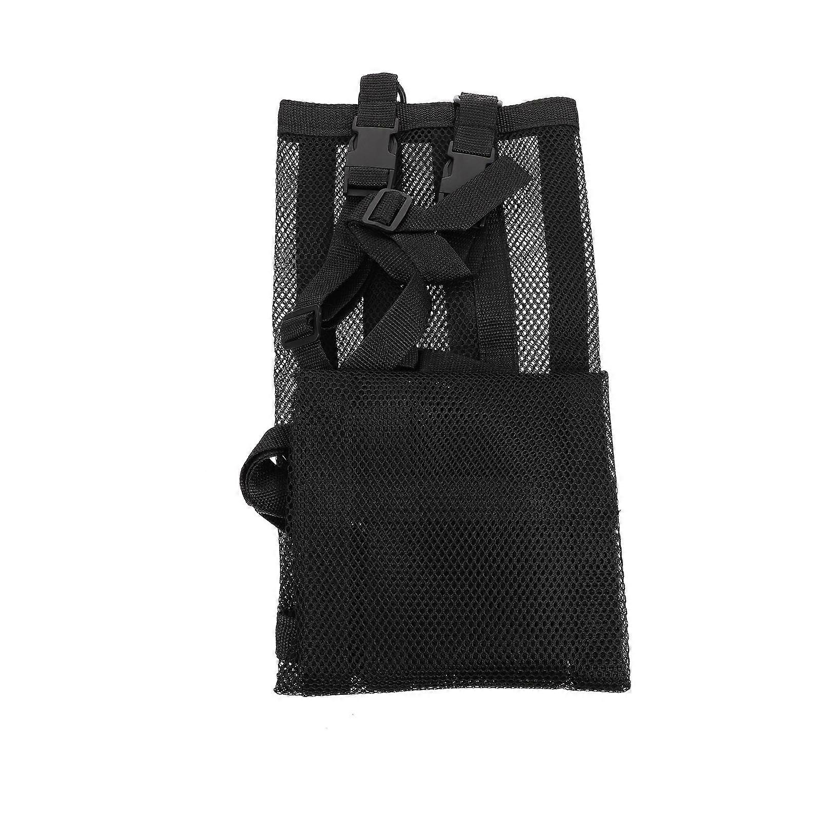 Black Car Storage Mesh with Net Bag Design for Ceiling Use Foldable and Durable Polyester 1Pc