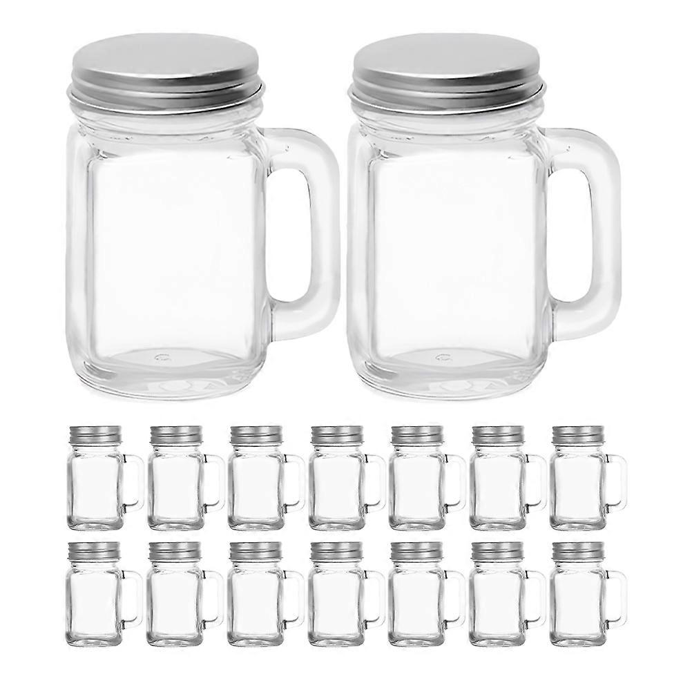 Refillable Glass Perfume Bottles for Storage 16pcs Empty Essential Oil Containers Practical and Beautiful