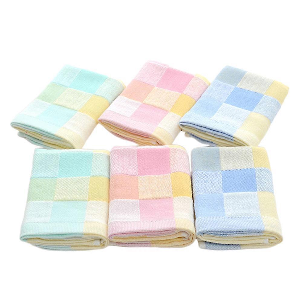 Face Wash Cloth Kid 6Pcs Child Washing Towel To Use Rectangular Kitchen Application
