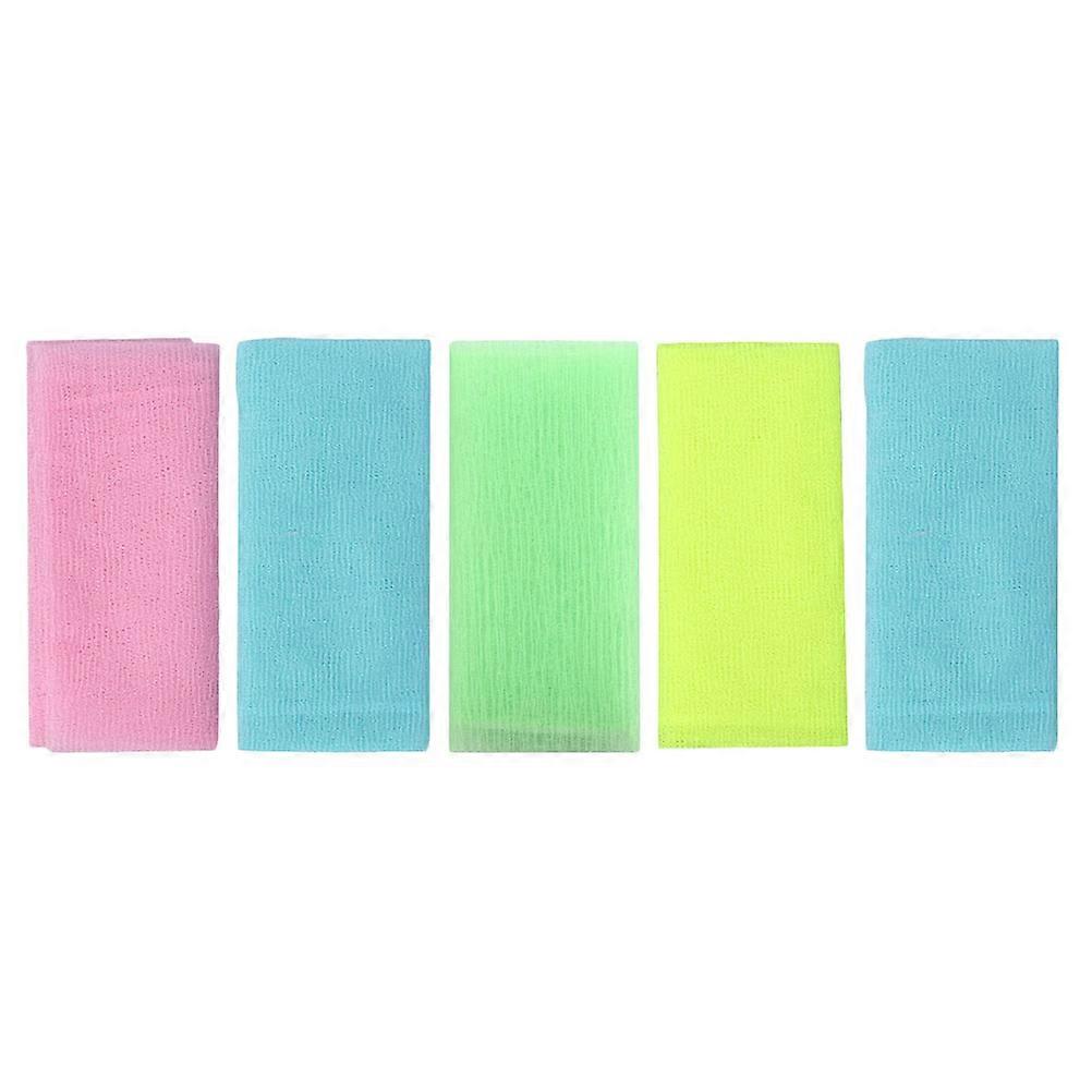 Multipurpose Back Strips Exfoliating Towels For Shower In Assorted Color 90x3cm 5Pack