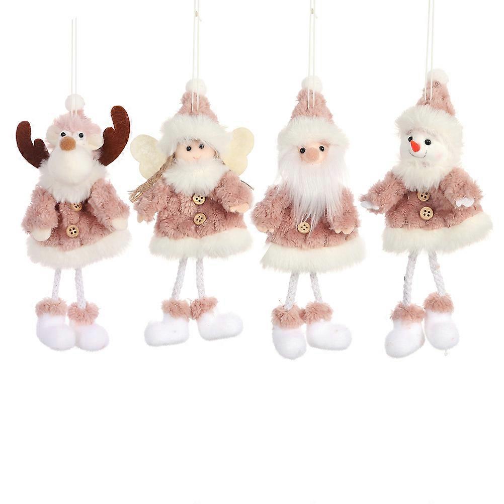 Snowman Hanging Ornament Christmas Tree Adornment For Festival Party And Gift Box Attachment Multi Color Small Figure 1Pcs
