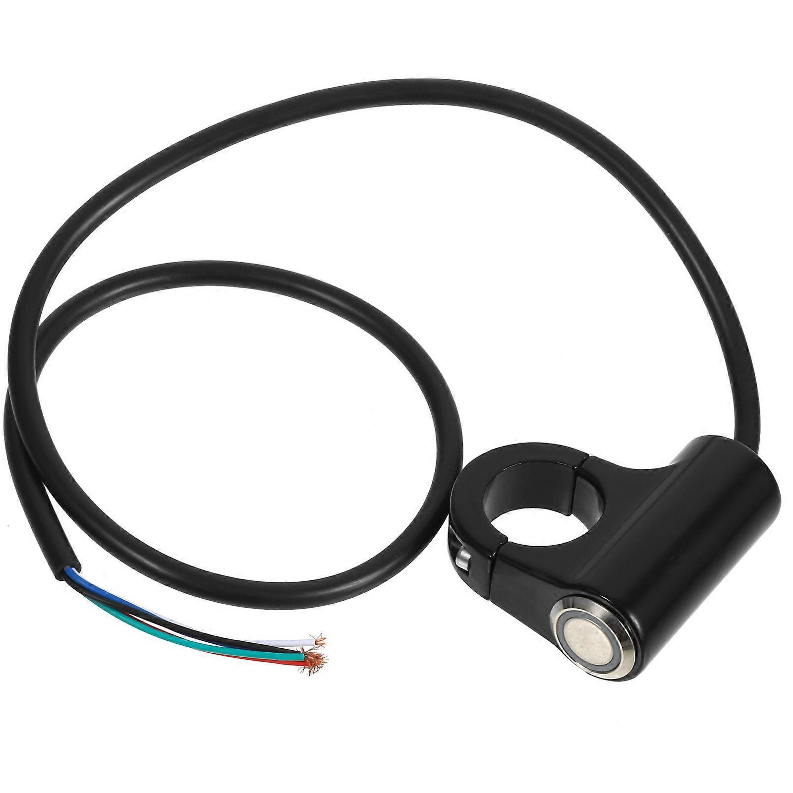Black Motorcycle Handlebar Switch with Indicator Light for Easy Operation and Safety 7/8