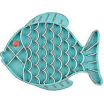 Slow Feeding Lick Mat For Pets - Silicone Food Bowl With Non-toxic Suction Cups