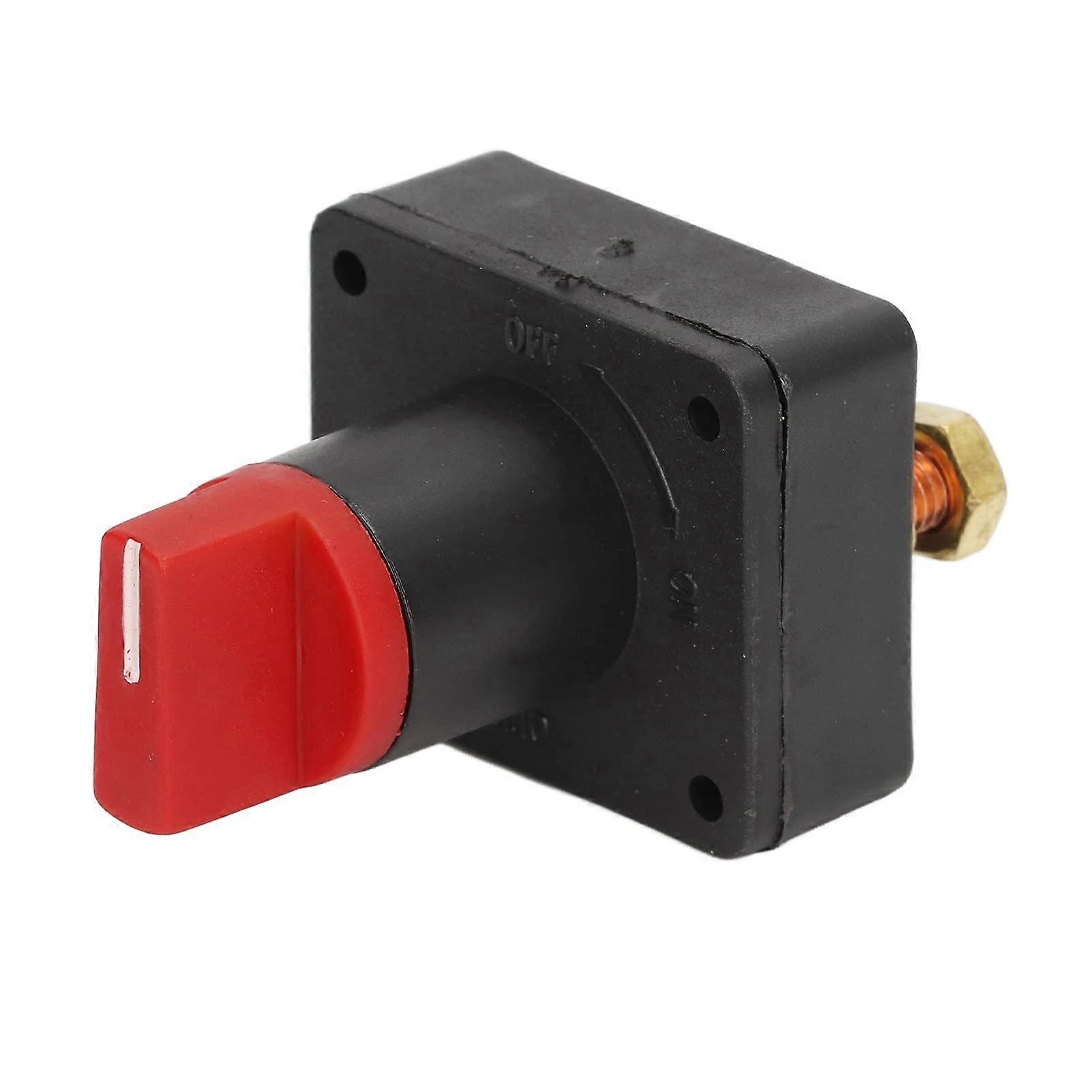Battery Disconnect Switch 300A Heavy Duty Copper Bolt ABS Isolation for RV Marine Car