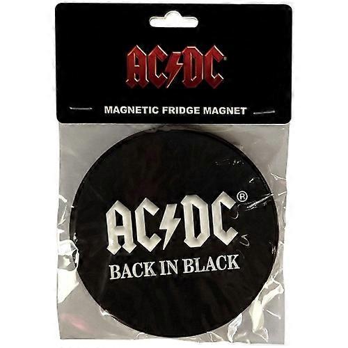 AC/DC Back In Black Fridge Magnet