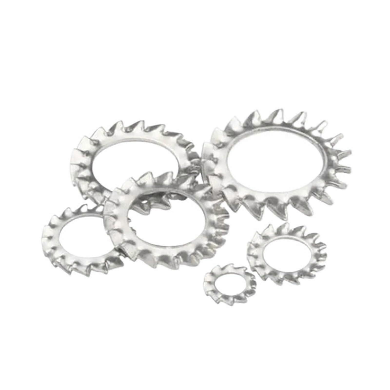 Serrated Tooth Seal With 304 Stainless Steel Outer Disk M5 Thread Gasket