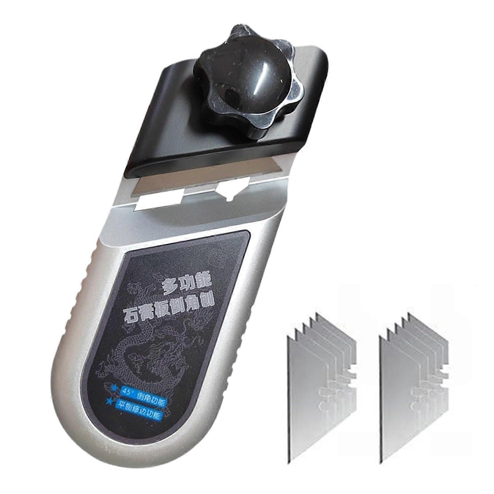 Gypsum board chamfer, aluminum alloy drywall quick cutter, with 10 precisionground cutting blades