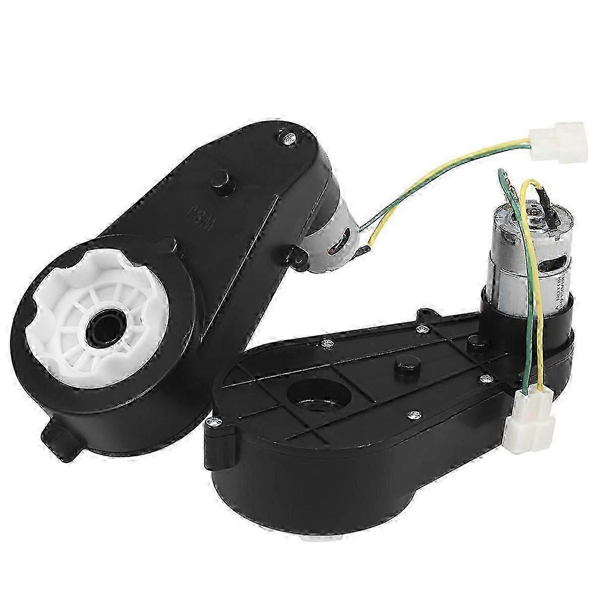 2 Pcs Kids Ride on Car Gearbox 550 12V Motor 40000RPM Electric Motor with GearBox High Speed RS550 D
