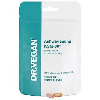 Dr Vegan Ashwagandha KSM-66 500mg 30 Capsules - 2 Pack