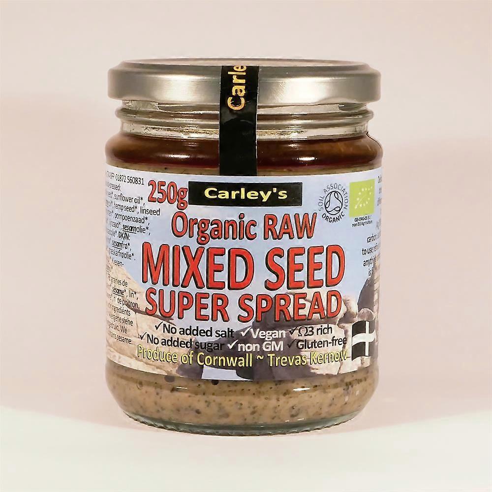 Carley's Organic Raw Mixed Seed Super Spread 250g - 4 Pack