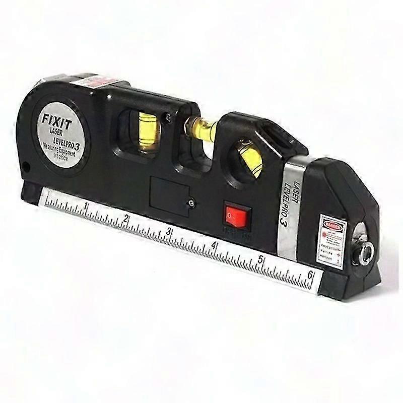 Infrared Laser Level Cross Line Measure Tape Multifunction Tools