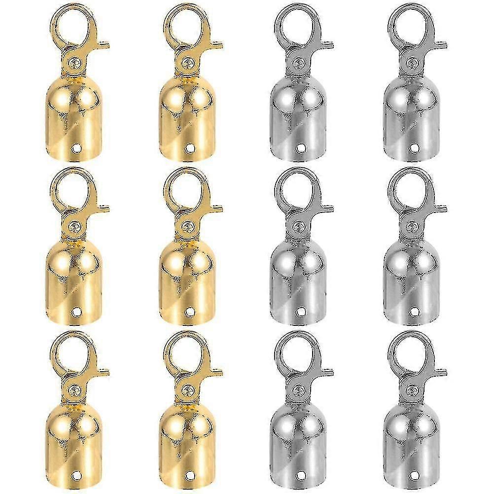 12-Piece Rope End Hooks Set for Guardrail Fasteners and Stanchion Hooks