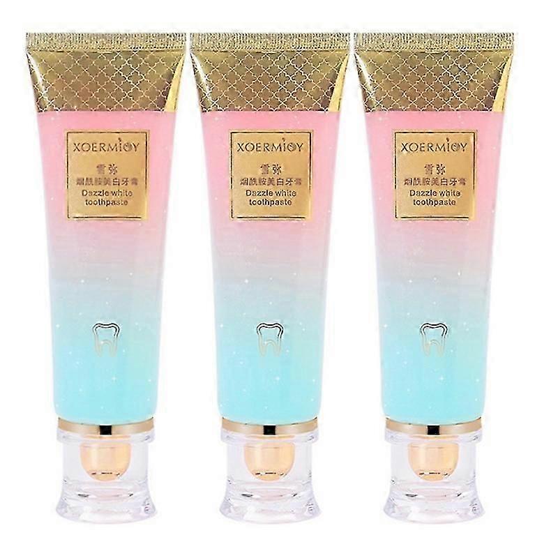 1-3個爽快な息の歯磨き粉100gナイアシンアミドホワイトニング歯磨き粉オーラルクリーニング歯のクリーニング歯のケアを明るくします