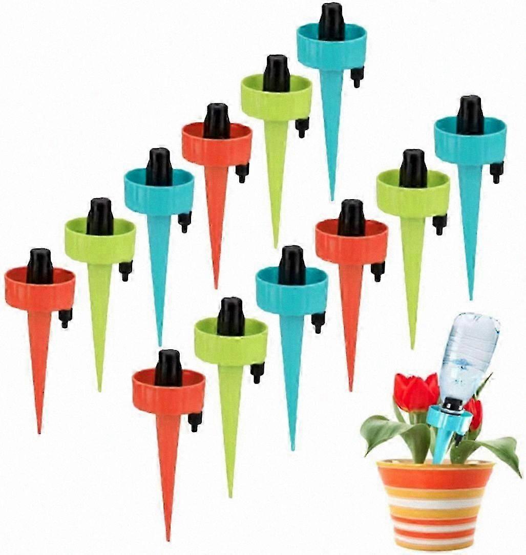 Self-Watering Plant System for Indoor and Outdoor Use, 12 Units, 3 Color Options