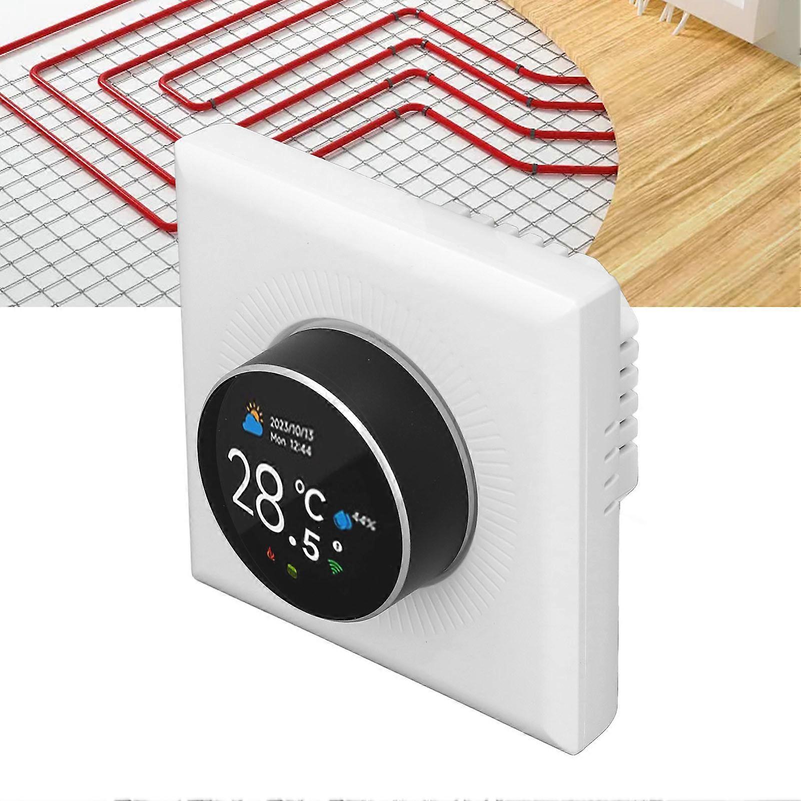 WiFi Smart Thermostat 1439WTC 16A 3.4x3.4in Knob APP Voice Control