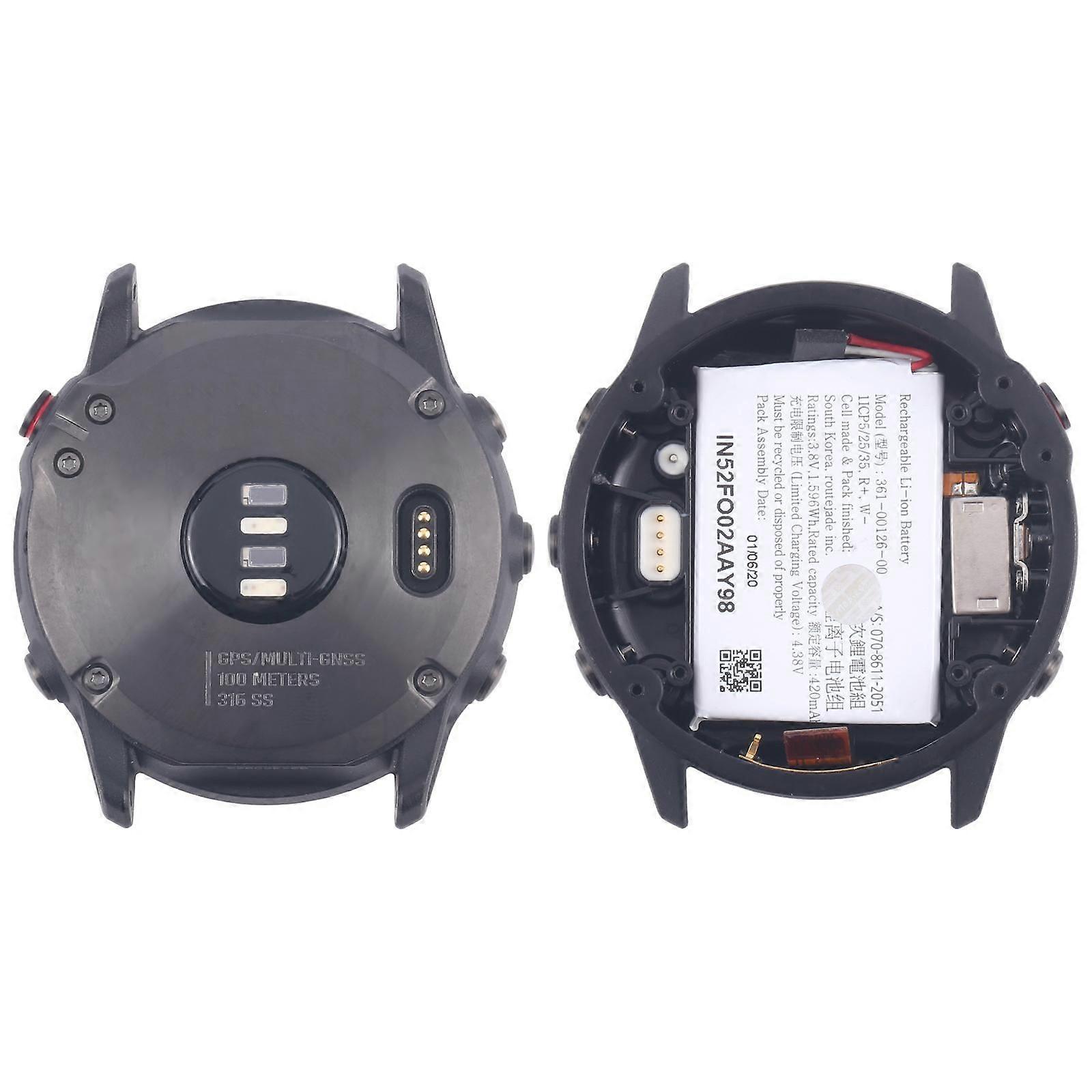 For Garmin Fenix 6x COMPATIBLE Disassembled Back Cover