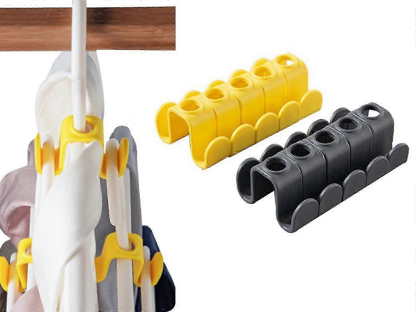 10Pcs Double-Sided Clothes Hanger Connector Closets Hanger Extender...