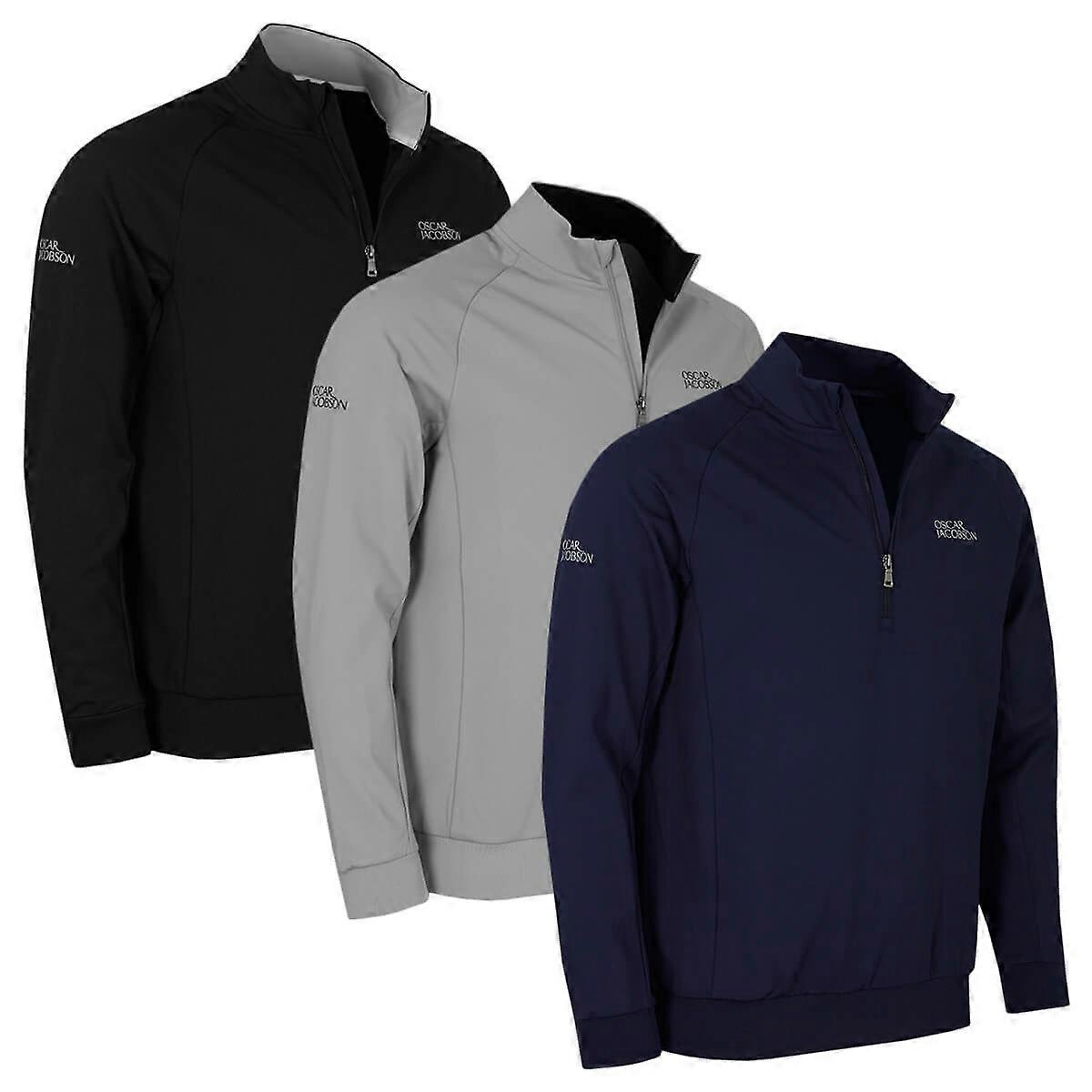 Oscar Jacobson Mens Trent Tour Comfort Stretch Golf Sweater