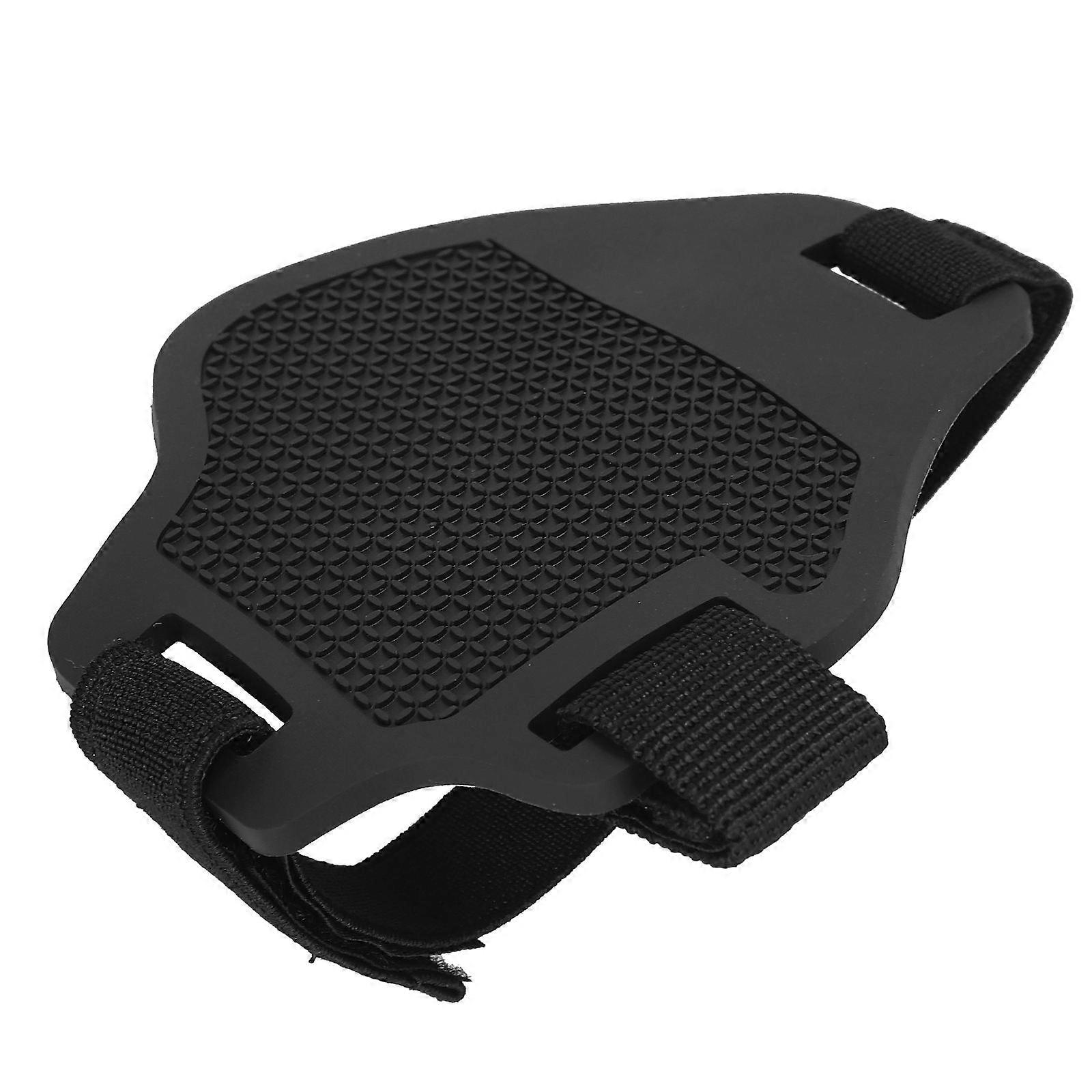 Motorcycle Shoe Cover for Protection Made of TPU Black Color Adjustable Elastic Band Hook and Loop
