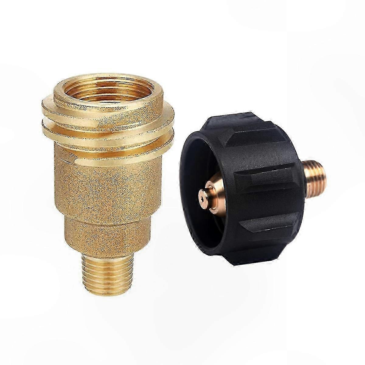 Propane Gas Regulator Adapter Fitting with QCC1 Nut for Hose Connection