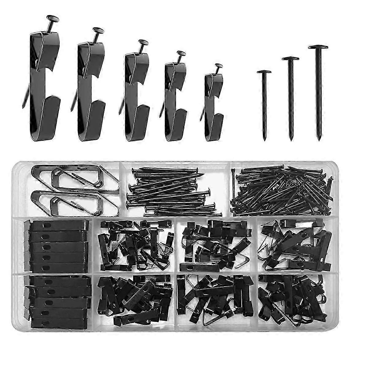 220 pcs picture hangers for frames in 5 sizes