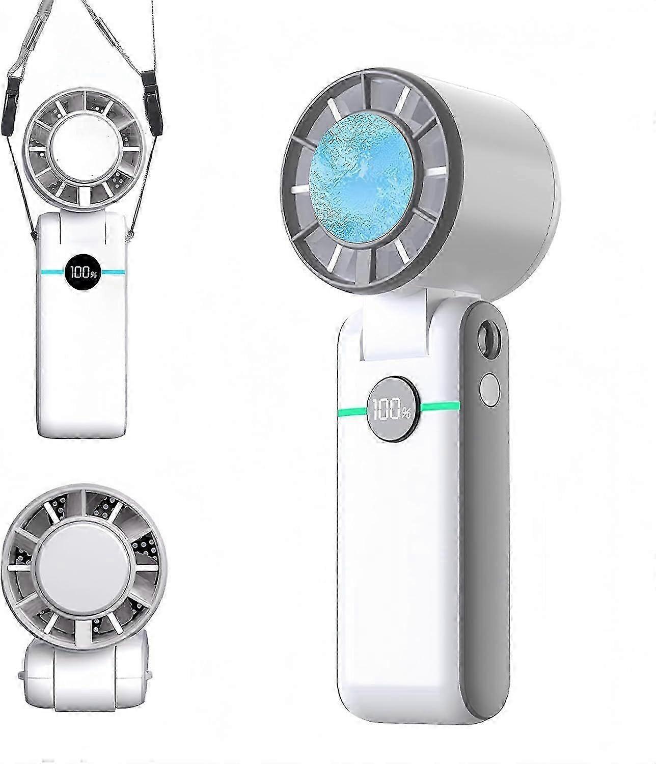 2025 Latest Model Portable Handheld Fan Rechargeable,Cooling Fans That Blow Cold Air,Hand