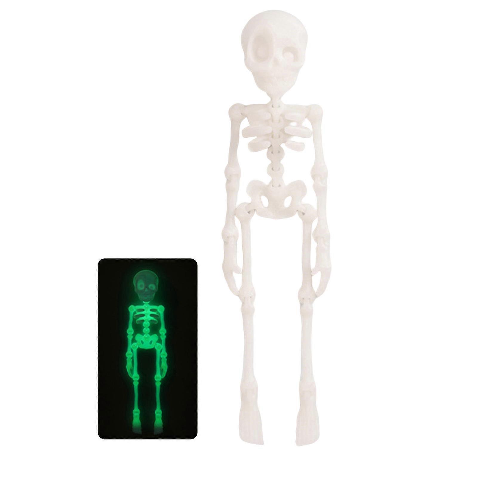 Skeleton Fridge Magnet,Posable Fridge Magnets, 3D Printed Movable Skeleton Decorations for Halloween, Office, or Locker