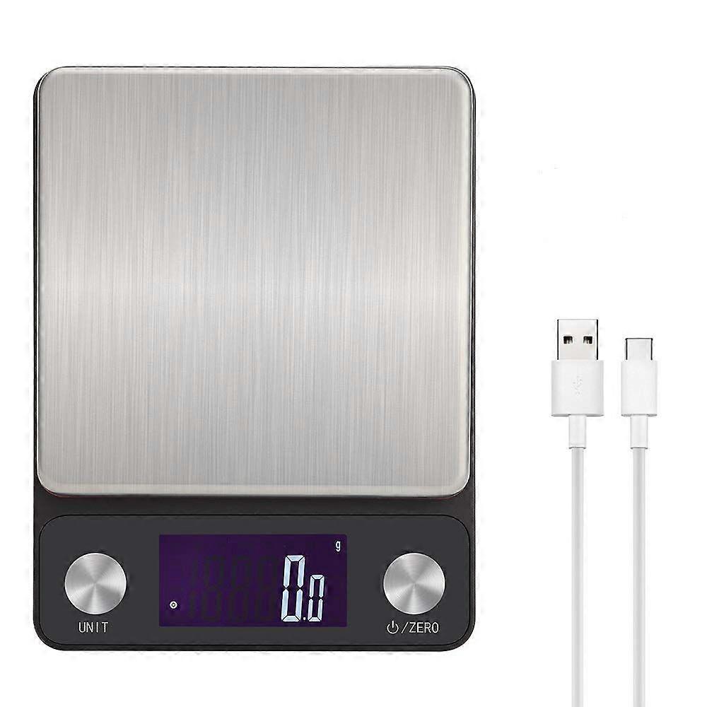 Kitchen Scale, Digital Electronic Scale, USB Rechargeable, High Precision, With