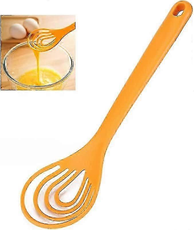Batedor plano de 9,8 polegadas, feito de nylon resistente ao calor, um pequeno batedor (ShiKai)