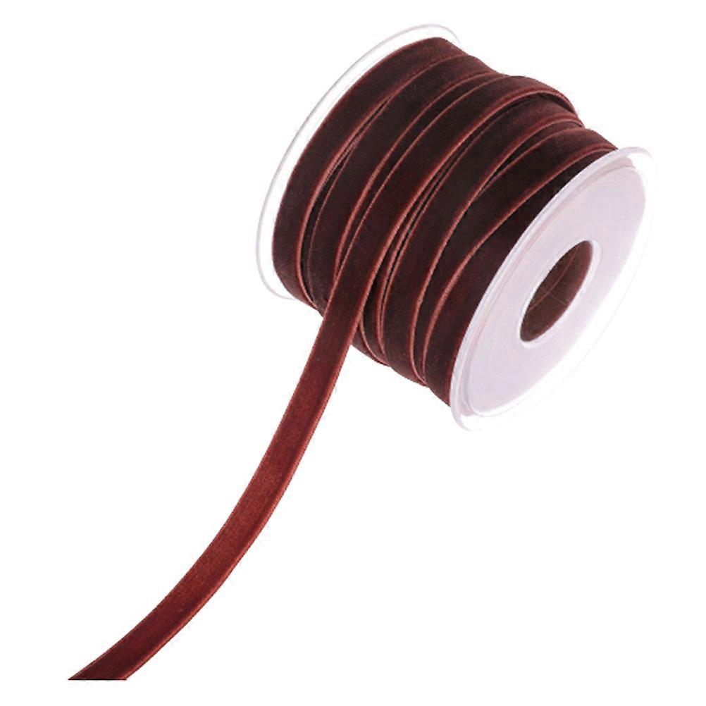 Silk Velvet Ribbon Clothes Accessories Gift Wrapping Band for Home Use 1 Roll