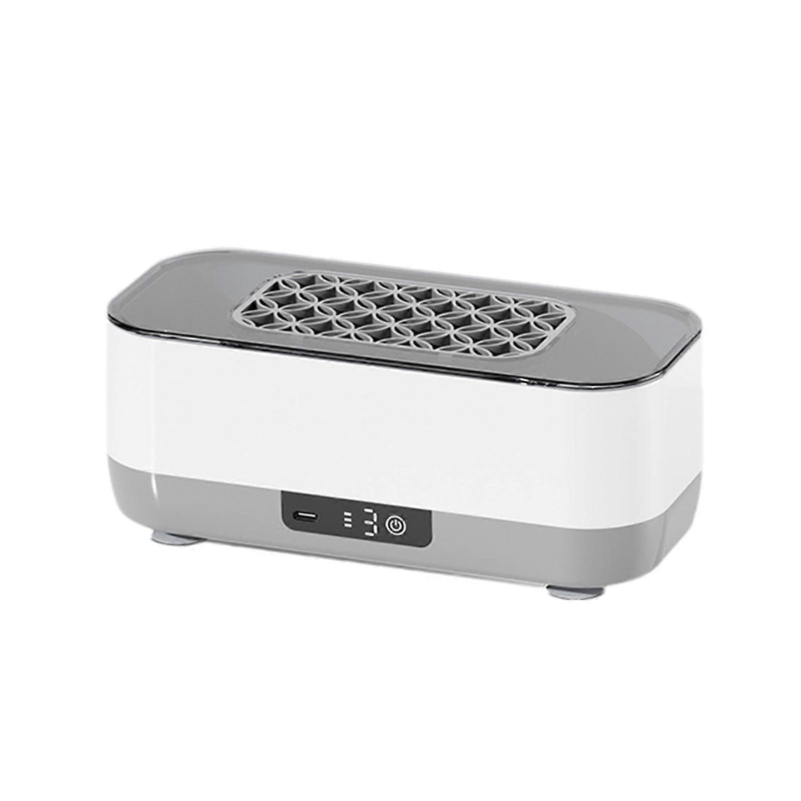 Retainer Denture Cleaner Ultrasonic Cleaner For Retainers Compact Portable Ultrasonic Cleaning Machine 21x9.7x8.3cm