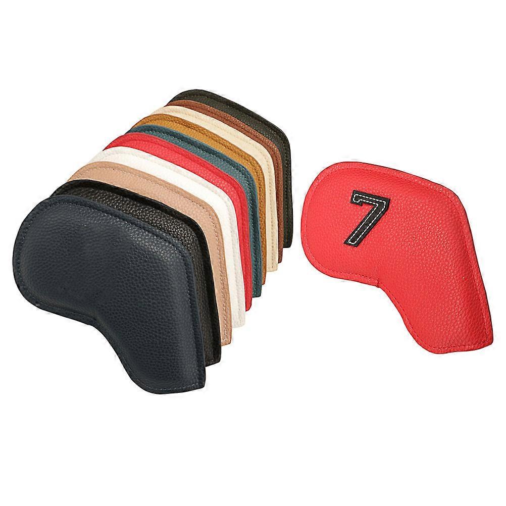 Golfs Putter Sleeve PU Golfs Pusher Sleeve for Protection 10Pcs