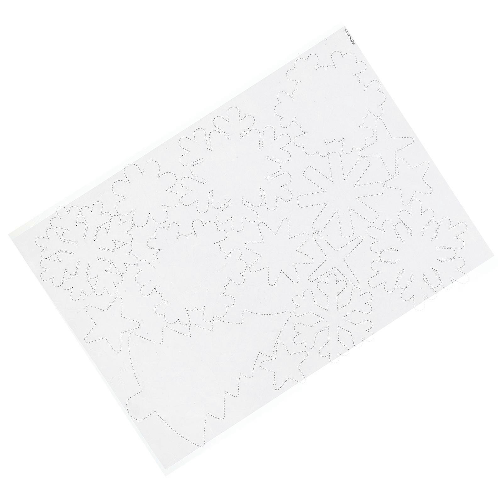 White Static Bird Window Clings Anti-Collision Window Stickers 2Sets