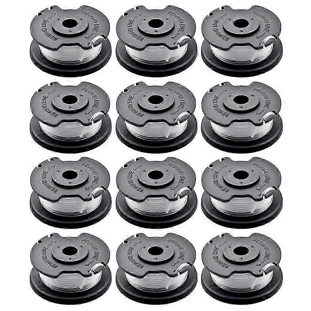 Trimming wire reel for Einhell lawn mower - 12PCS TLE-03 spool compatible with GE-CT 18 28 Li series