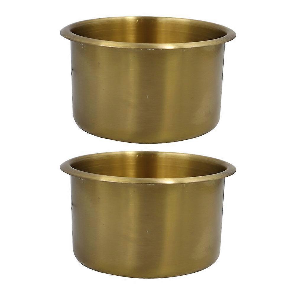 Copper Sofa Cup Holder Insert for Vehicles 8Pcs Multifunctional Drink Organizer