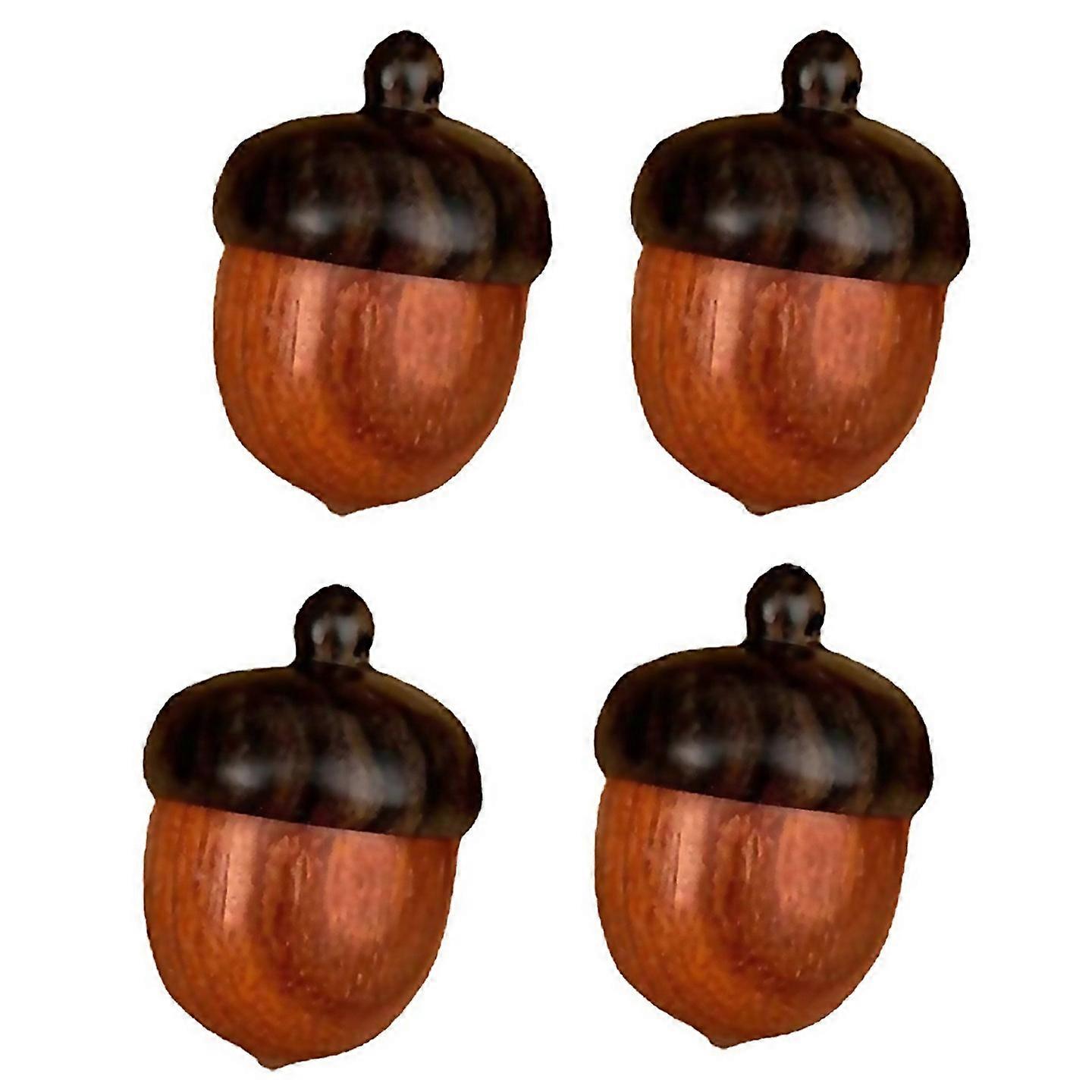 For Unscrewable Pine Cone Hazelnut Diy Accessories Model Red