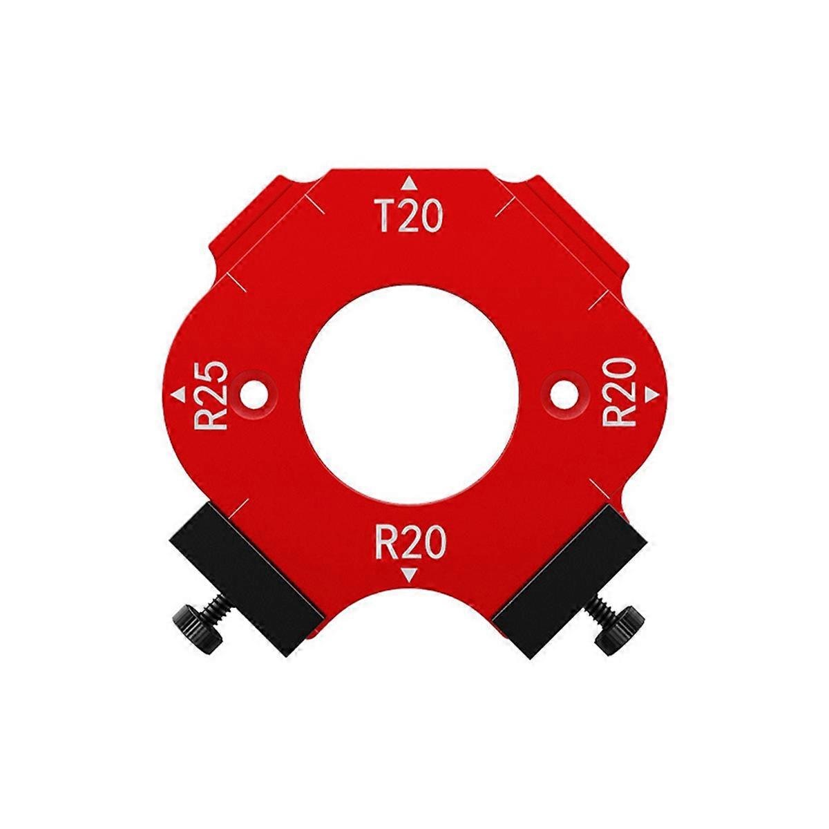 Woodworking Router Templates Arc Angle Positioning Template, B