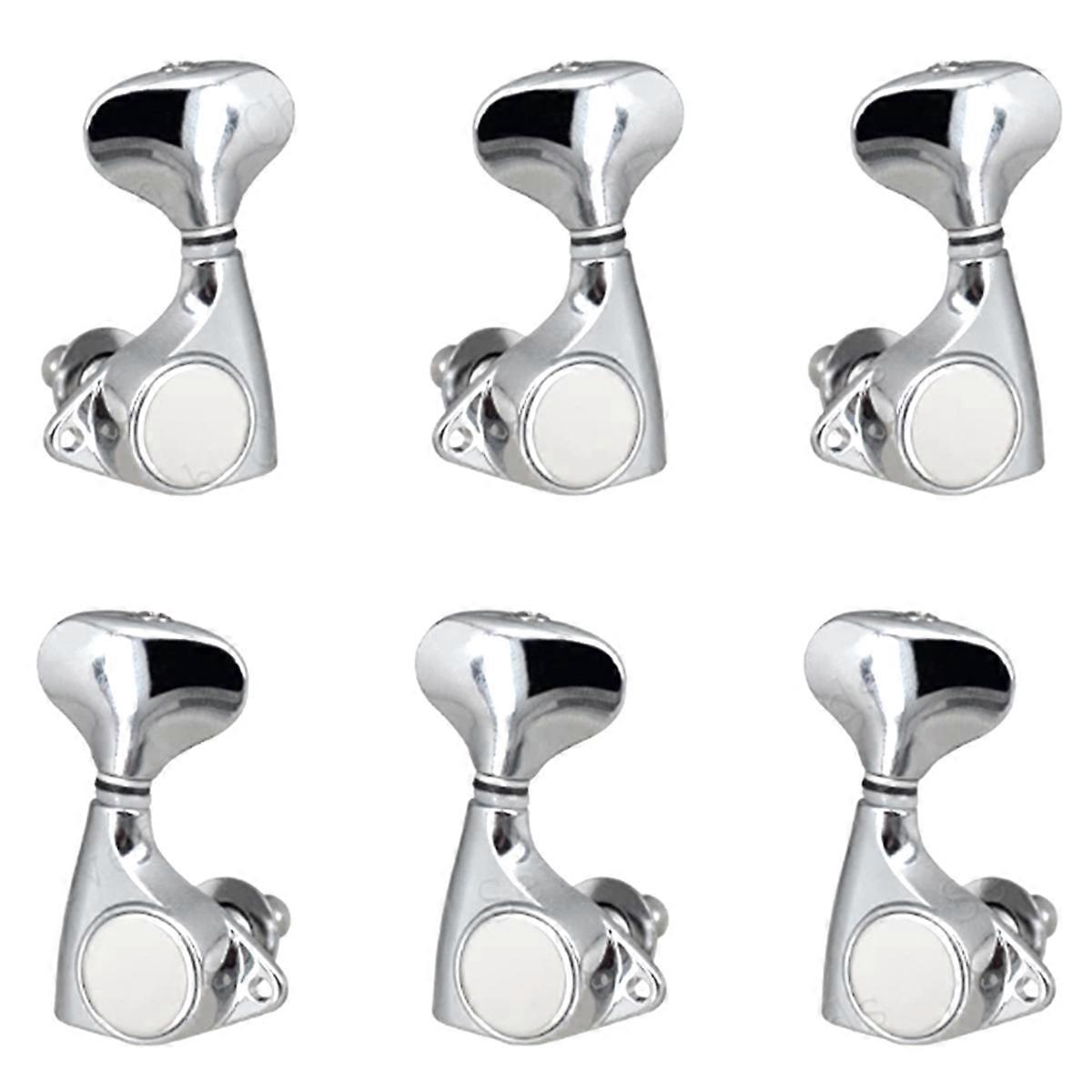 6PCS Electric Guitar Alignment Tuner, Fully Enclosed, Large Handle, String Knob, Upwind Stringer 3L+