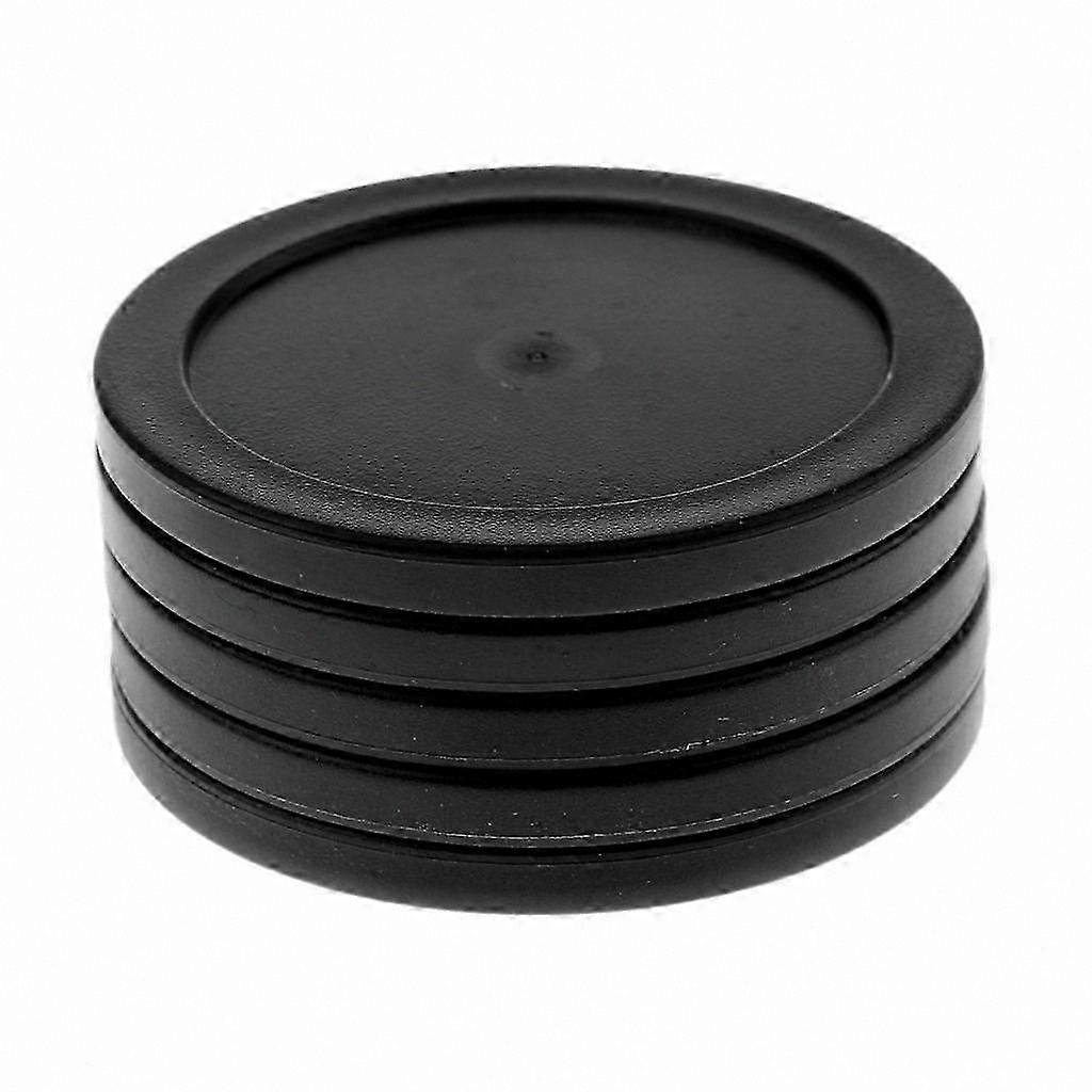 Set of 5 Replacement Air Hockey Pucks, 62mm Size for Standard Tables, Red Color