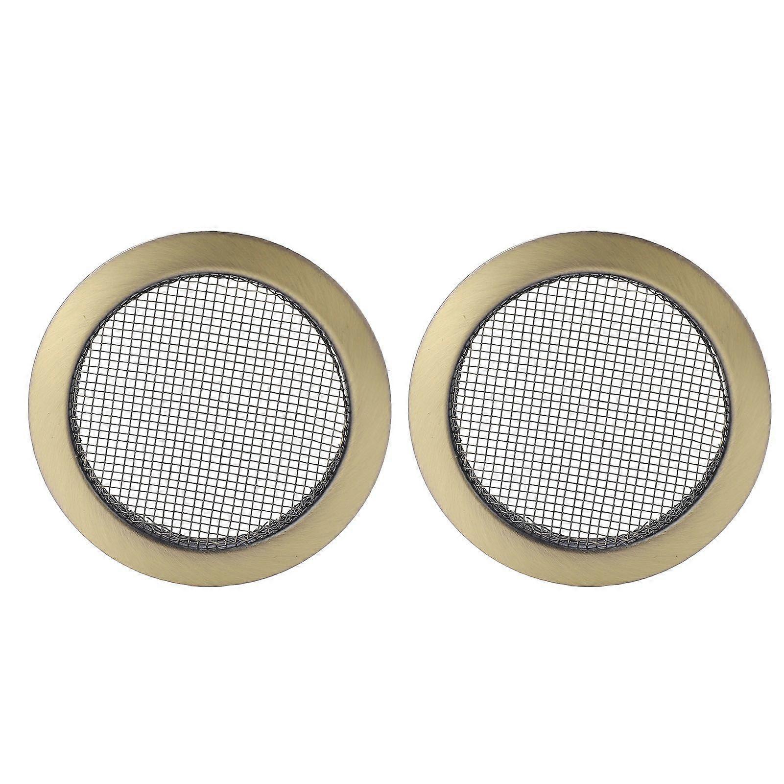 2Pcs Sound Hole Inserts for Dobro Resonator Screen Box Resonant Guitar Insert Speaker Grill