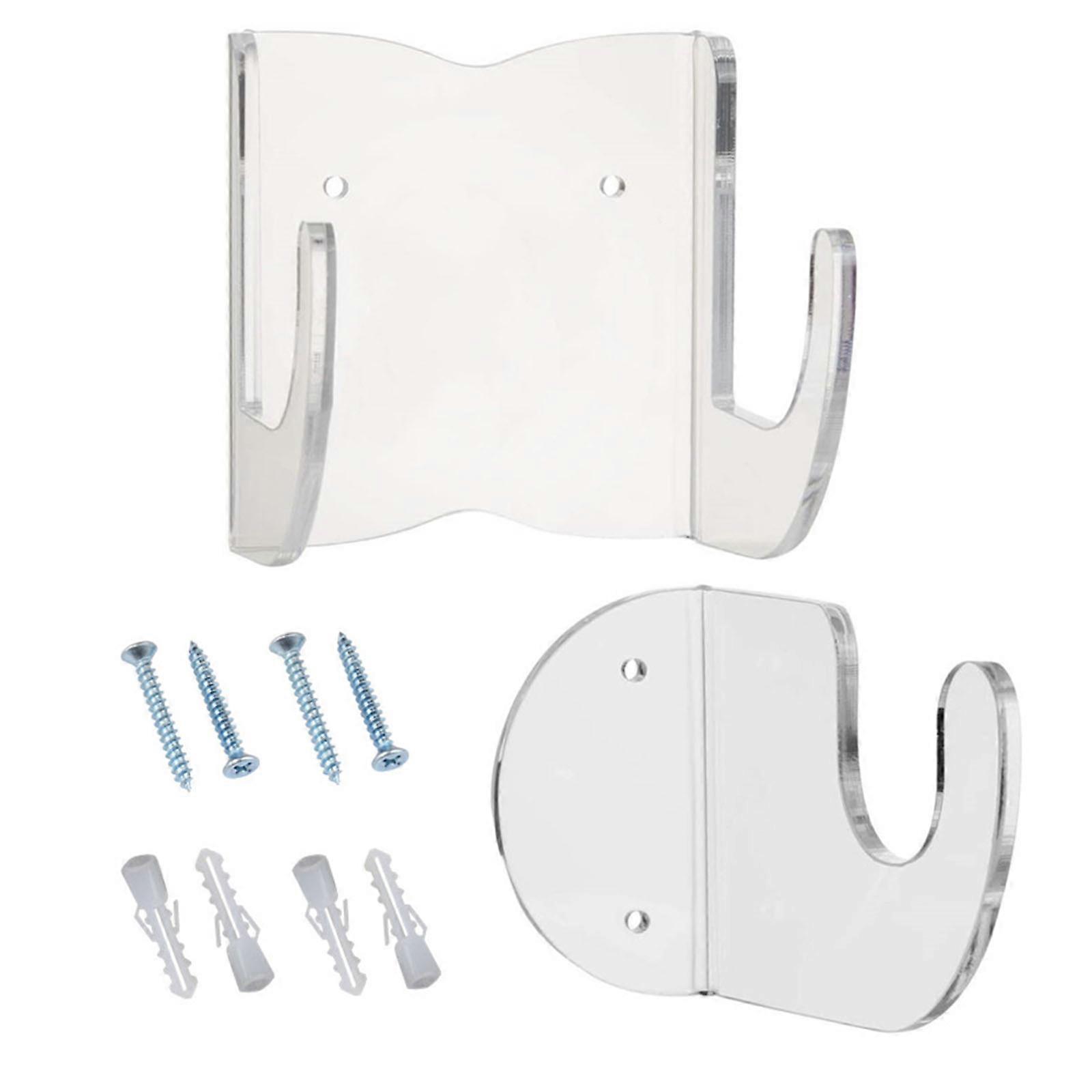 Classic Guitar Wall Stand for Storage Use 5Sets Transparent Acrylic