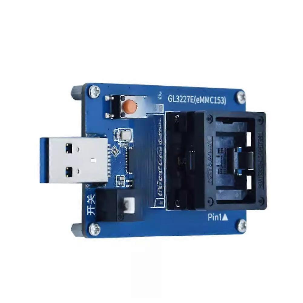 USB 3.0 EMMC 153 Programmer Burning Socket Read-Write Burning Socket Aging Tool Image Read-Write