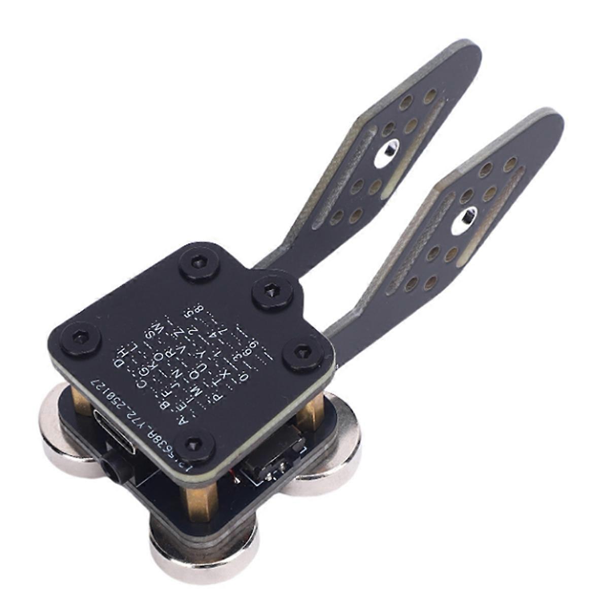 CW Keyer Automatic Trainer PCB 4 Nd Magnet Bases Double Paddle Automatic Morse Key Double Paddle Mo
