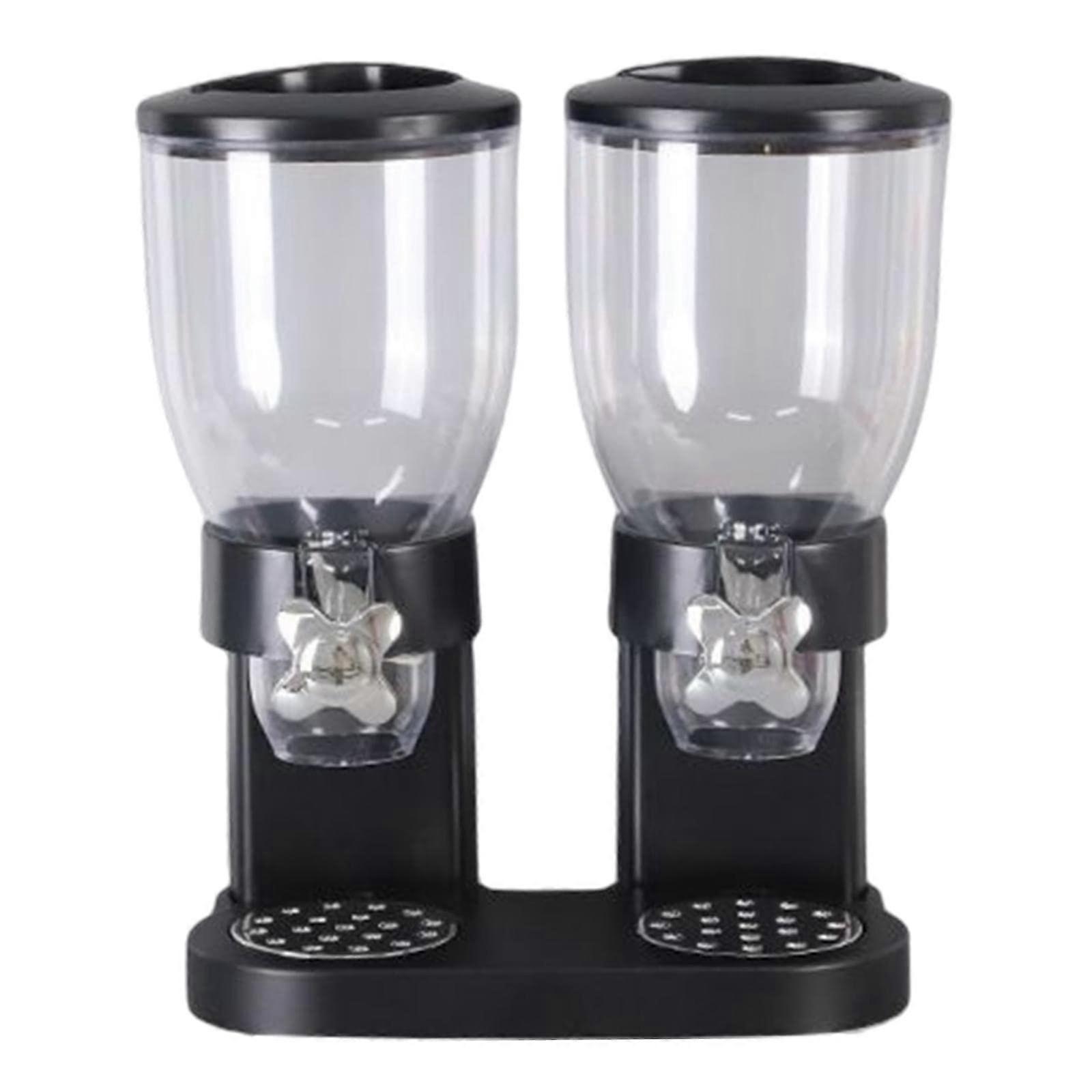 Sleek Kitchen Grain Storage Solution, 4-Quart Midnight Black Canister with Airtight Lid and Modern Design