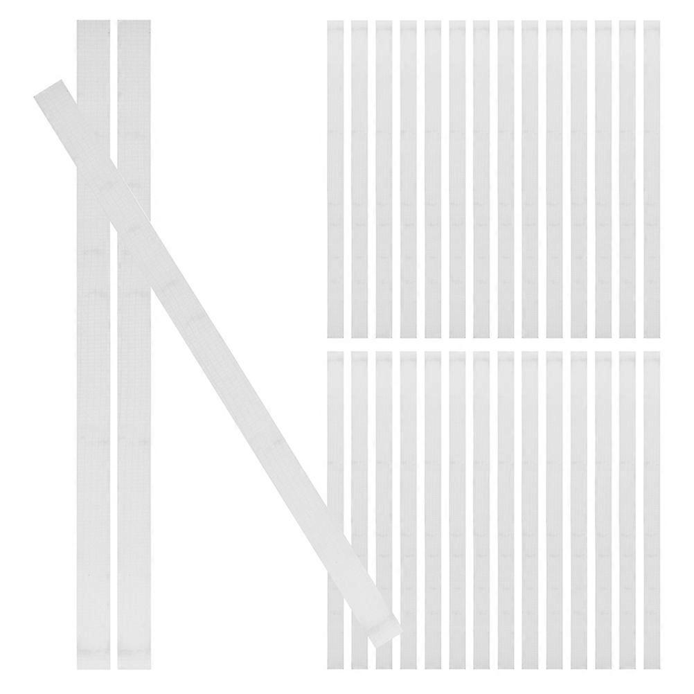 Adhesive Glue Strips 200Pcs Mesh Backing Binding Tape For File Document Binding Printing Environments White