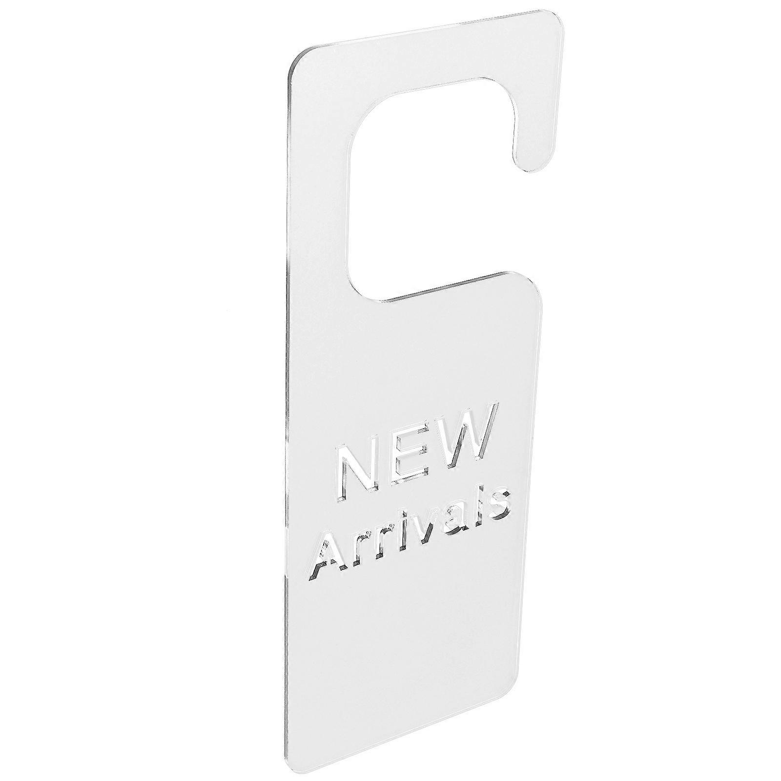 Acrylic Hanging Card With Mirror Finish For Events In Clothing Shops 25.00X9.50X1.00CM Display 3Pcs