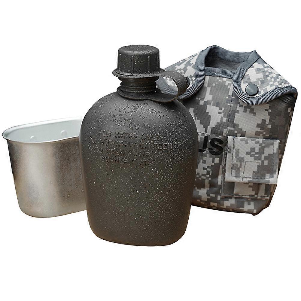 Vandreflaske Survivalists Camping Vandopbevaringsflad 22X12X9cm 1 sæt